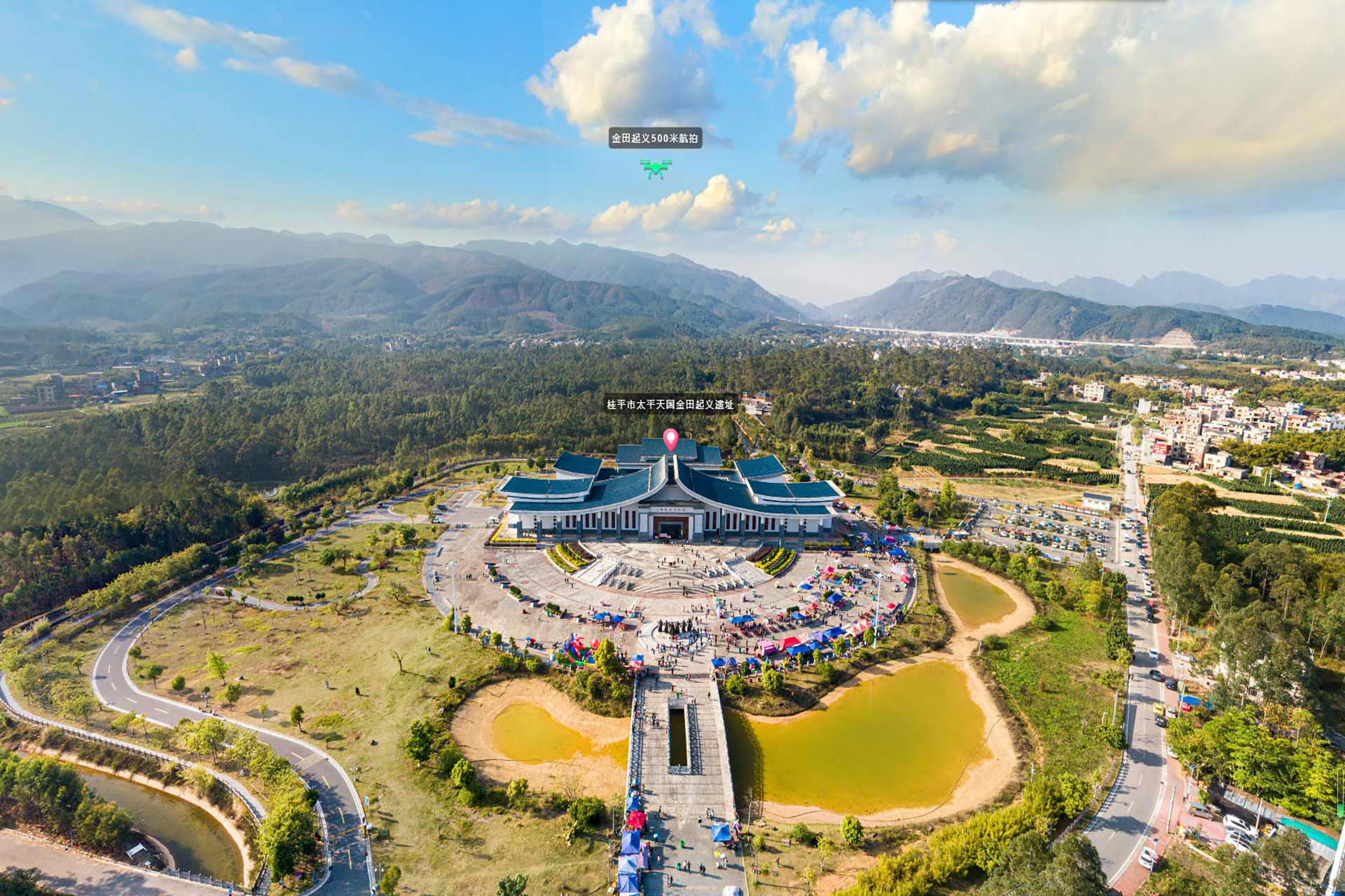 桂平市金田起义航拍VR全景
